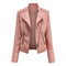 Women's Leather Jackets Women's Short Jackets Slim Thin Leather Jackets Ladies Motorcycle Suits - ROUTINE FASHION